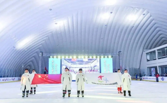 一幅冰雪场景布光